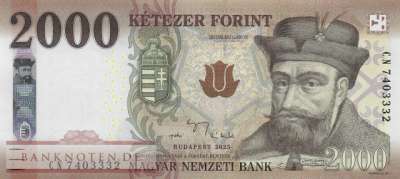 Ungarn - 2.000  Forint (#204d-2_UNC)