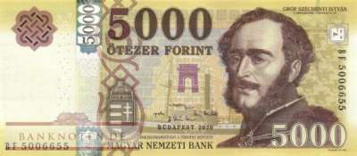 Hungary - 5.000  Forint (#205c_UNC)