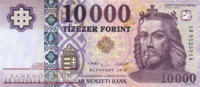 Hungary - 10.000  Forint (#206b_UNC)