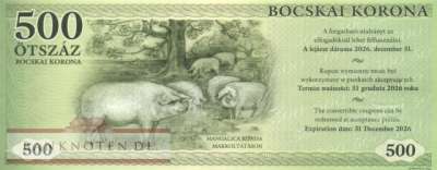 Ungarn - Hajdunanas Regionalgeld - 500  Forint (#911c_UNC)