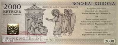 Hungary - Hajdunanas regional money - 2.000  Forint (#913b_UNC)