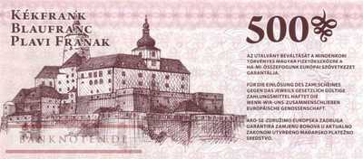 Hungary - Sopron regional money - 500  Forint (#921_UNC)