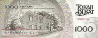 Ungarn - Tokaij Regionalgeld - 1.000  Dukat (#932_UNC)
