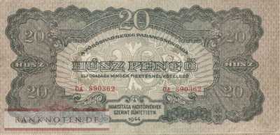 Hungary - 20  Pengö (#M006b_VF)