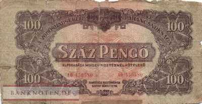Hungary - 100  Pengö (#M008-1_G)