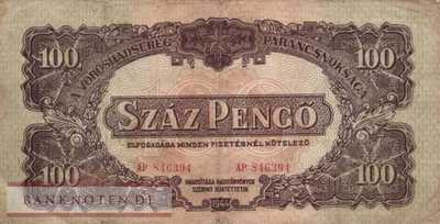 Hungary - 100  Pengö (#M008-1_VG)