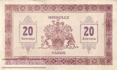 Hungary - Miskolcz - 20  Korona (#MIS_007-4_F)