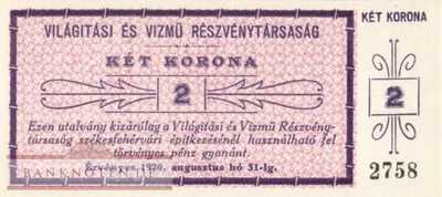 Hungary - Szekesfehervar - 2  Korona (#SZF_001-5_UNC)