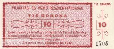 Hungary - Szekesfehervar - 10  Korona (#SZF_001-7_UNC)