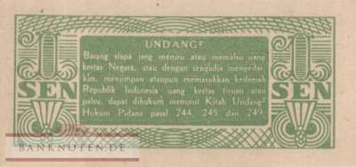 Indonesien - 1  Sen (#013_UNC)