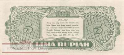 Indonesien - 5  Rupiah (#021-1_XF)