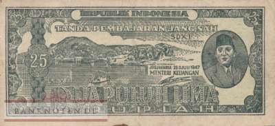 Indonesien - 25  Rupiah (#027_VG)