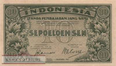 Indonesia - 10  Sen (#031_AU)