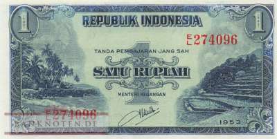 Indonesien - 1  Rupiah (#040_UNC)