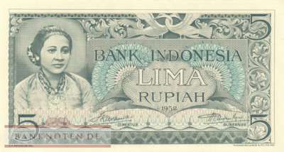 Indonesien - 5  Rupiah (#042_UNC)
