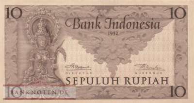 Indonesien - 10  Rupiah (#043b_UNC)