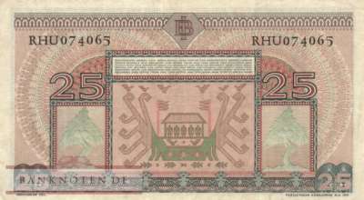 Indonesien - 25  Rupiah (#044b_VF)