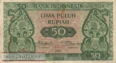 Indonesia - 50  Rupiah (#045_F)