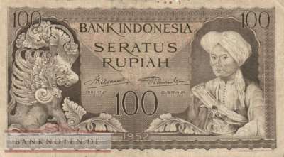 Indonesia - 100  Rupiah (#046_F)