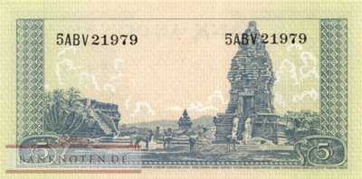 Indonesia - 5  Rupiah (#049a_UNC)