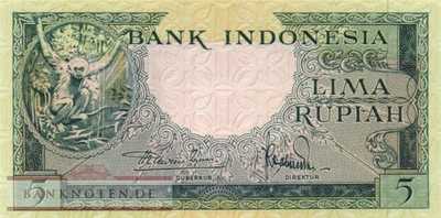 Indonesien - 5  Rupiah (#049a_UNC)