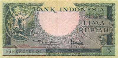 Indonesia - 5  Rupiah (#049a_XF)