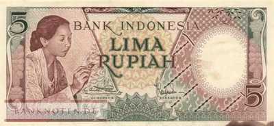 Indonesia - 5  Rupiah (#055_XF)