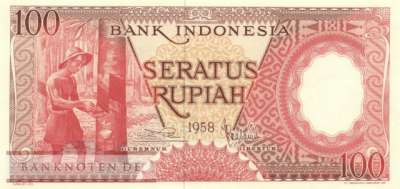 Indonesien - 100  Rupiah (#059_UNC)