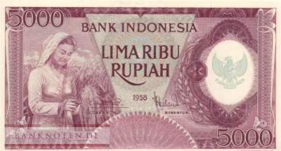Indonesia - 5.000  Rupiah (#064_UNC)