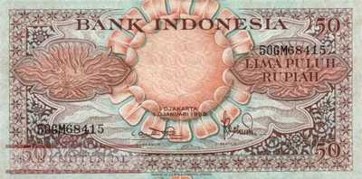 Indonesien - 50  Rupiah (#068a_AU)