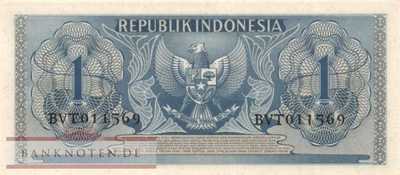 Indonesia - 1  Rupiah (#072_AU)