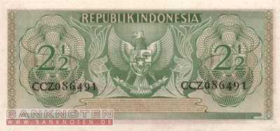 Indonesia - 2 1/2  Rupiah (#075_UNC)