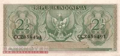 Indonesien - 2 1/2  Rupiah (#075_UNC)