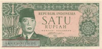Indonesia - 1  Rupiah (#079A_UNC)