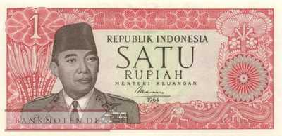 Indonesia - 1  Rupiah (#080b_UNC)