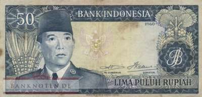 Indonesien - 50  Rupiah (#085a_VF)