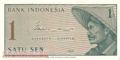 Indonesien - 1 Sen (#090a_UNC)