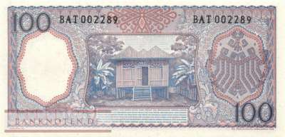 Indonesien - 100  Rupiah (#098_UNC)