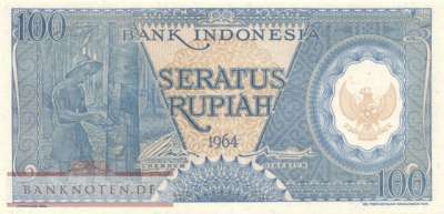 Indonesien - 100  Rupiah (#098_UNC)