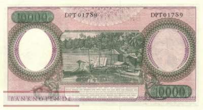 Indonesien - 10.000  Rupiah (#100_XF)