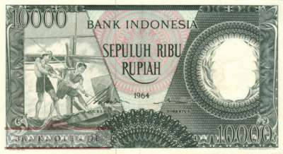 Indonesien - 10.000  Rupiah (#100_XF)
