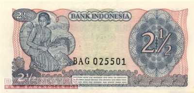 Indonesia - 2 1/2  Rupiah (#103a_AU)