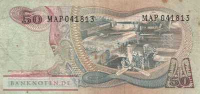 Indonesia - 50  Rupiah (#107a_F)