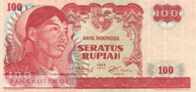 Indonesien - 100  Rupiah (#108a_UNC)