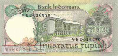 Indonesia - 500  Rupiah (#117_UNC)