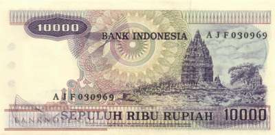 Indonesia - 10.000  Rupiah (#118_UNC)