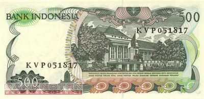 Indonesia - 500  Rupiah (#121_UNC)