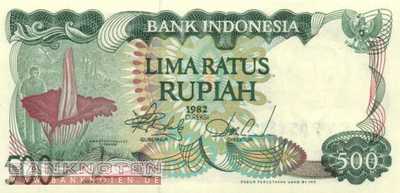 Indonesia - 500  Rupiah (#121_UNC)
