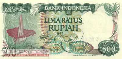Indonesien - 500  Rupiah (#121_UNC)
