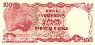 Indonesia - 100  Rupiah (#122a_UNC)